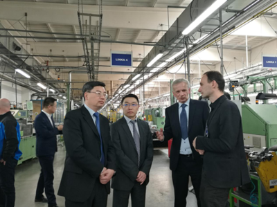 王劲松参赞走访萨固密集团捷克公司 深化中捷经贸合作的务实之举